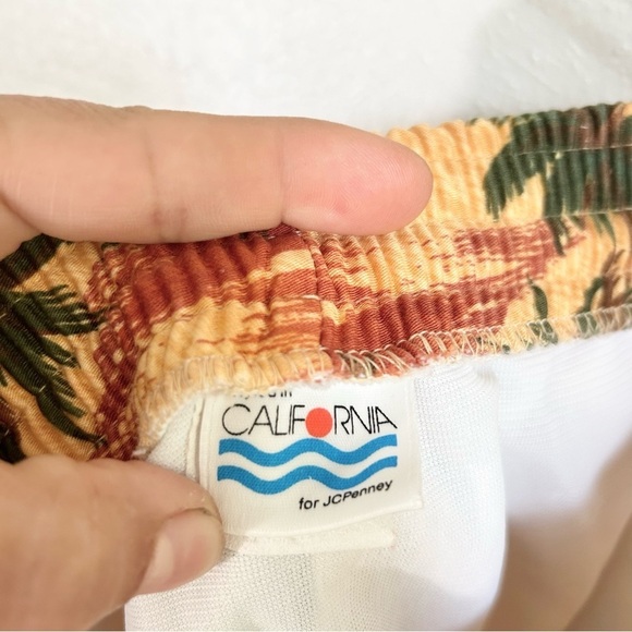 Vintage 70s Hawaiian Shorts Summer > L 29 30 31 - Picture 8 of 13